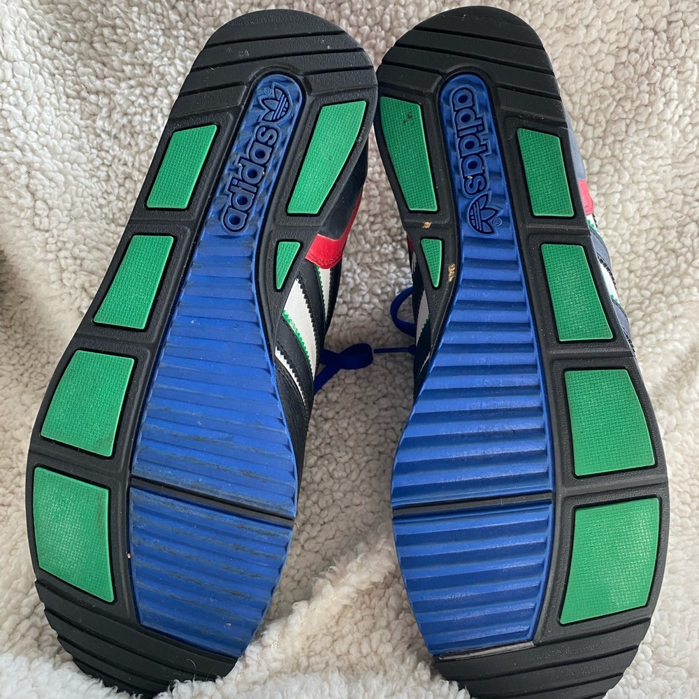 Adidas ZXZ+ Multi-Color Sneakers - Men’s 10.5 Red Green Black Blue Gray - Picture 7 of 8